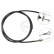 Cable, parking brake K19701 ABS, Thumbnail 2