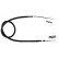 Cable, parking brake K19858 ABS, Thumbnail 2