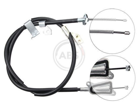 Cable, parking brake K19868 ABS, Image 3
