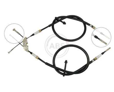Cable, parking brake K19885 ABS, Image 3