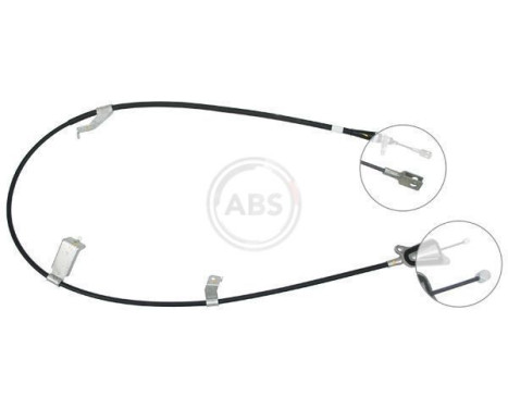 Cable, parking brake K19897 ABS, Image 3