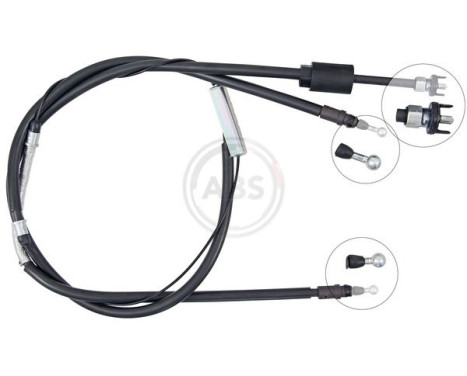 Cable, parking brake K19966 ABS, Image 2