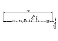 Cable, parking brake