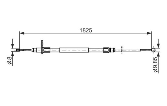 Cable, parking brake