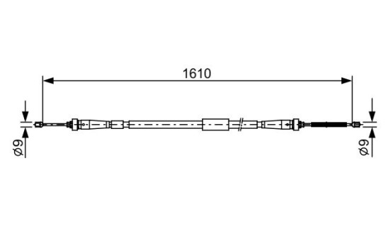 Cable, parking brake