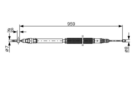Cable, parking brake