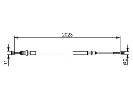 Cable, parking brake, Image 5