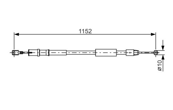 Cable, parking brake