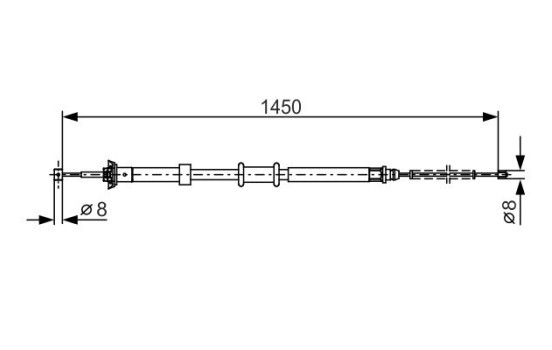 Cable, parking brake