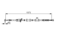 Cable, parking brake