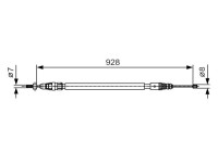 Cable, parking brake