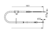 Cable, parking brake