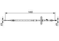 Cable, parking brake