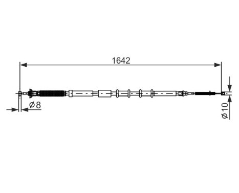 Cable, parking brake, Image 5