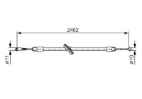 Cable, parking brake