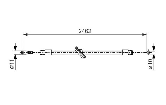Cable, parking brake