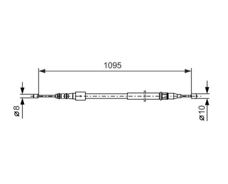 Cable, parking brake, Image 5
