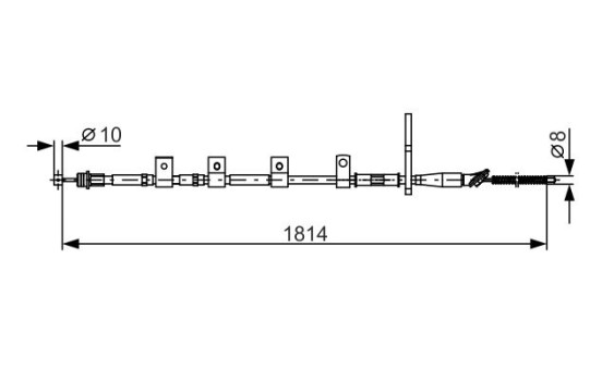 Cable, parking brake