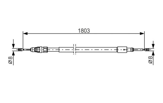 Cable, parking brake