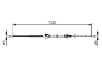 Cable, parking brake