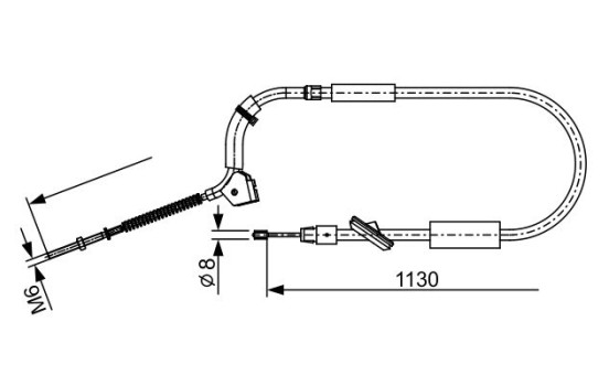 Cable, parking brake