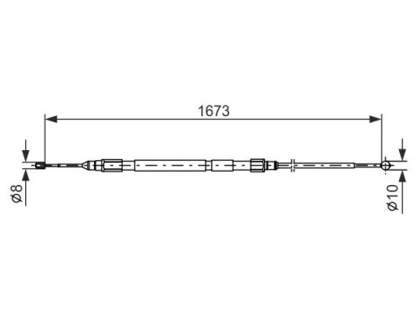 Cable, parking brake, Image 5