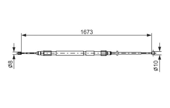 Cable, parking brake, Image 5