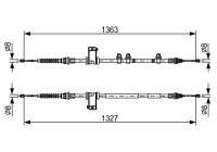 Cable, parking brake