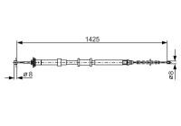Cable, parking brake