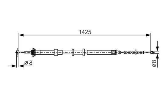 Cable, parking brake