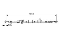 Cable, parking brake