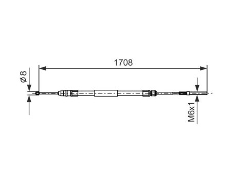 Cable, parking brake, Image 5