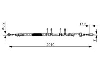 Cable, parking brake