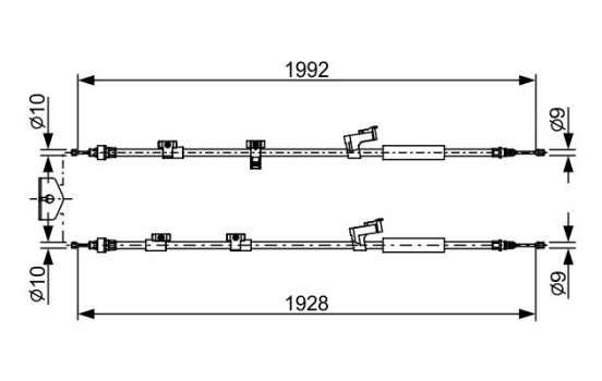 Cable, parking brake