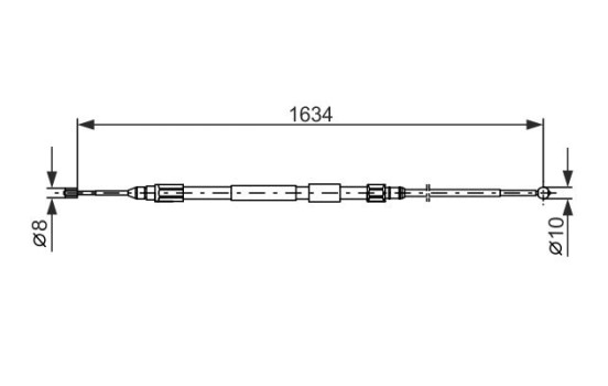 Cable, parking brake, Image 5