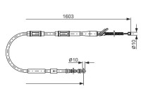 Cable, parking brake