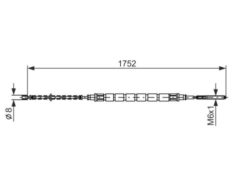 Cable, parking brake, Image 5