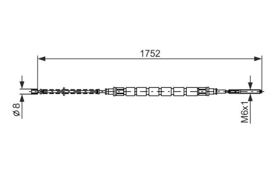 Cable, parking brake, Image 5