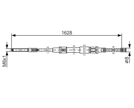 Cable, parking brake, Image 5