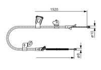 Cable, parking brake