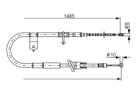 Cable, parking brake
