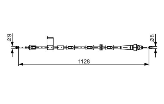 Cable, parking brake
