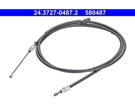 Cable Pull, parking brake 24.3727-0487.2 ATE, Image 2