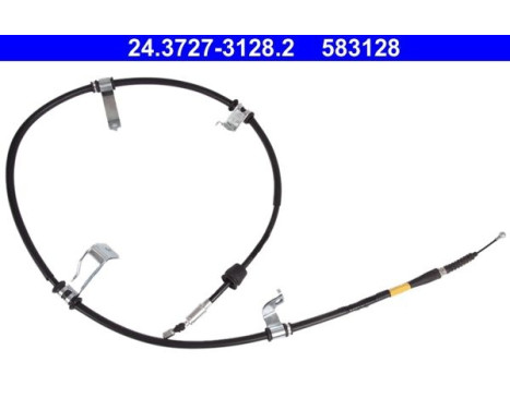 Cable Pull, parking brake 24.3727-3128.2 ATE, Image 2