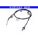 Cable Pull, parking brake 24.3727-3139.2 ATE, Thumbnail 2