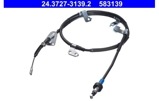 Cable Pull, parking brake 24.3727-3139.2 ATE, Image 2