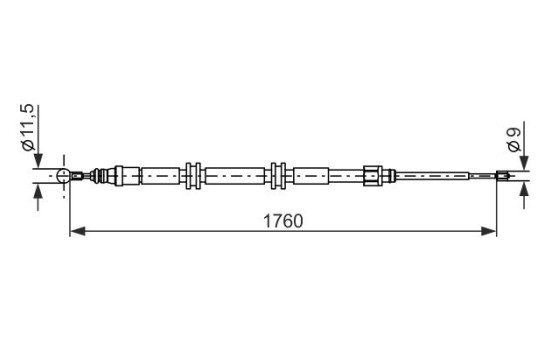 Cable Pull, parking brake