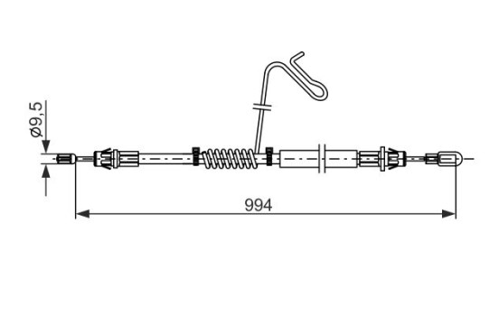 Cable Pull, parking brake