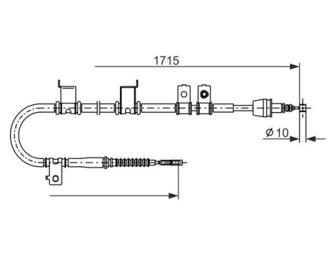 Cable Pull, parking brake, Image 5
