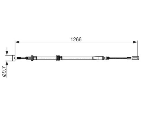 Cable Pull, parking brake, Image 5